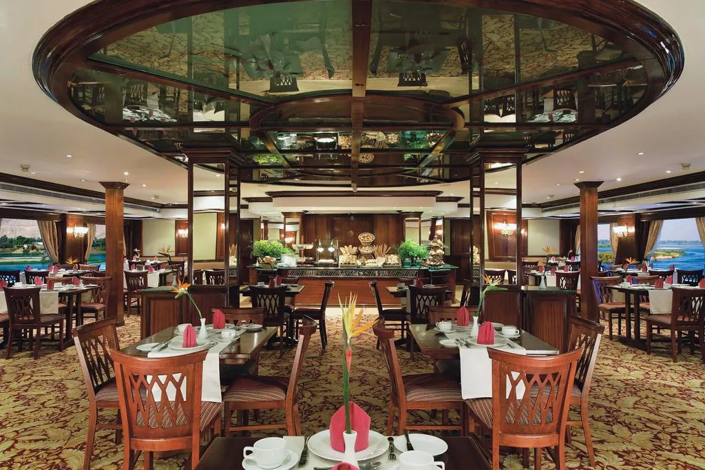 Restaurant aboard the Radamis II Nile Cruise Nile cruise
